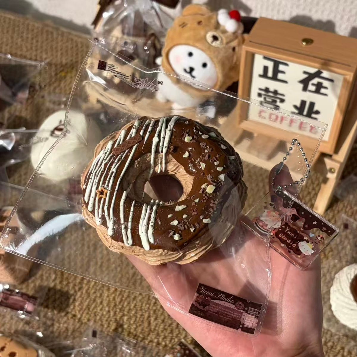 6545  予約品 送料無料  YU  巧克力甜甜圈   轻奶油
