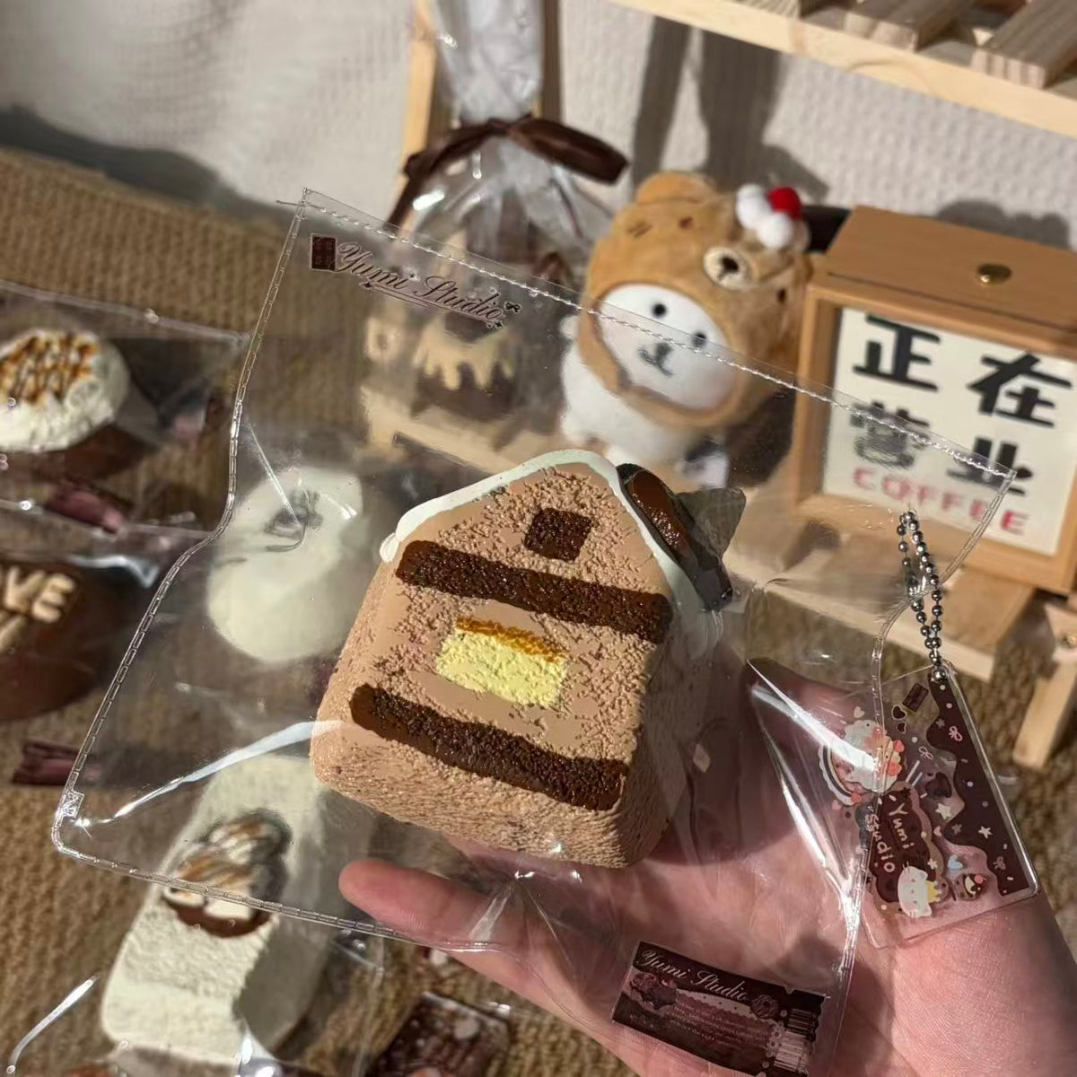 6546  予約品 送料無料  YU  巧克力甜甜圈   轻奶油