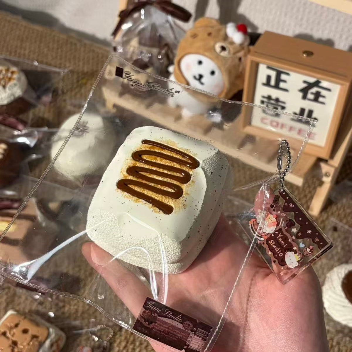 6543  予約品 送料無料  YU  炭烧双层棉花糖